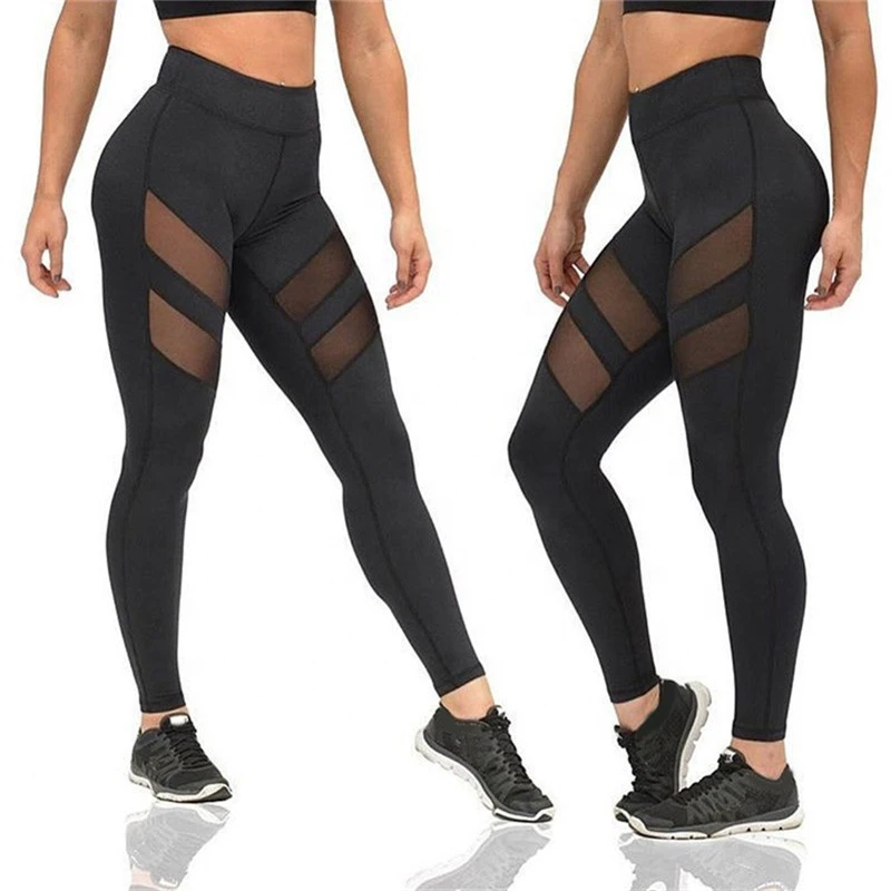 Women Fashion Sportswear High Waist Fitness Gym Leggings Quick Dry Tight Workout Yoga Pants