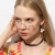 Import Women Female Metal Fashion Eyewear Rhinestone Decorated Half Frame Lensless Sun Glasses No Lens Sunglasses from China