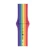 Import Women Men Wrist Accessories Smart Watch Strap Bracelet 40mm 44mm 38mm 42mm Rainbow Silicone for Apple apple Watch Bands from China