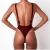 Import Women Nylon Spandex Solid Color Sexy Piece Custom Beach Wear One Piece Swimsuit from China