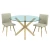 Import wooden dinning table sets modern small living room furniture dinner dining round table sets from China