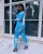 Import Workout Knitted Ribbed Tie Dye Print Ribbed Knitted Zipper Jumpsuit Long Sleeve One Piece Outfit with Open Mitten 2020 Jumpsuit from China