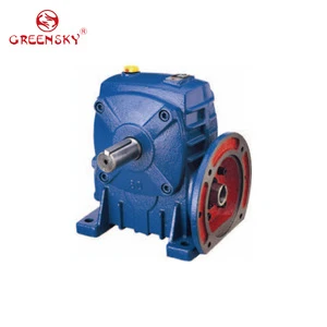 WPDS WPDA Series Worm Gear Reducer Winch WIth Input Flange Transmission Gearbox