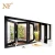 Import Wrought iron window balcony double glazed hurricane proof glass accordion bi folding window from China