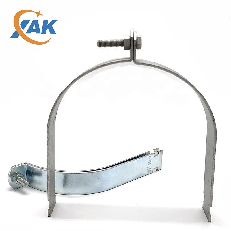 XAK EG Galvanized P type light duty pipe clamps for anti seismic steel strut c channels fittings