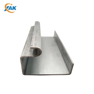 XAK OEM Cold Formed Special Steel Galvanized Steel Metal U Shape Channel Profile Size