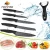 Import Yangjiang High Quality Funny Kitchen Knife 6pcs Stainless Steel Knife Set with PP and TPR coating handle from China