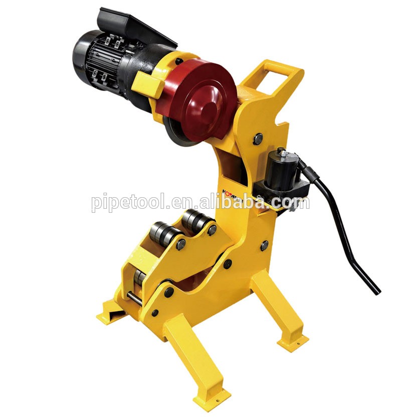 Yellow Hydraulic Rotary Pipe Cutter For Max 12&quot; Galvanized Pipes Schedule 10/40