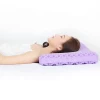 Youmeng purple pillow, cool gel grid pillow, soft back support pillow