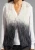 Import YR554 Fashion Women Short Style Thick Knit Degrade color Real Rabbit Fur Vest from China