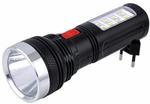 YUYAO YAJIA YJ-227 cheap price Brazil plug 3.7v rechargeable led flashlight