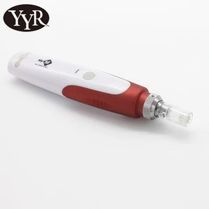 YYR hot new skin whitening derma rolling system electric micro needle pen cartridge sci