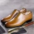 Import ZH0214X High quality New Fashion party wedding business Genuine Leather Men Shoes from China