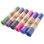 Zhejiang Wholesale 8mm Non Slip Eco Friendly Premium High Quality Exercise Printed Kids Tpe Yoga Mat Extra Thick Custom Logo