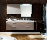 Zhihua high quality acrylic door finish bathroom furniture