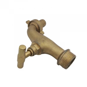 zinc slow open outdoor garden bibcock brass color water tap 1/2low price faucet