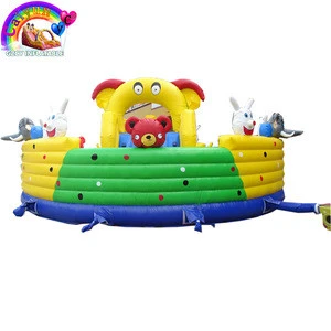 Zoo Theme Inflatable Playground Soft Play Area Toys For Children