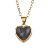 Labradorite Customized Necklace | 18K Gold Plated Necklace Manufacturing | Jewelries Wholesale Ladies Fancy Necklace
