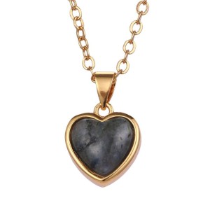Labradorite Customized Necklace | 18K Gold Plated Necklace Manufacturing | Jewelries Wholesale Ladies Fancy Necklace