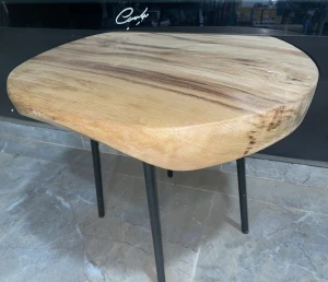 natural wooden coffee table