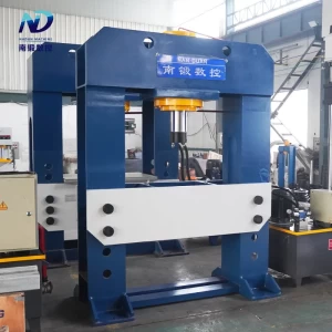 H frame hydraulic workshop press 100 ton for gantry straightening