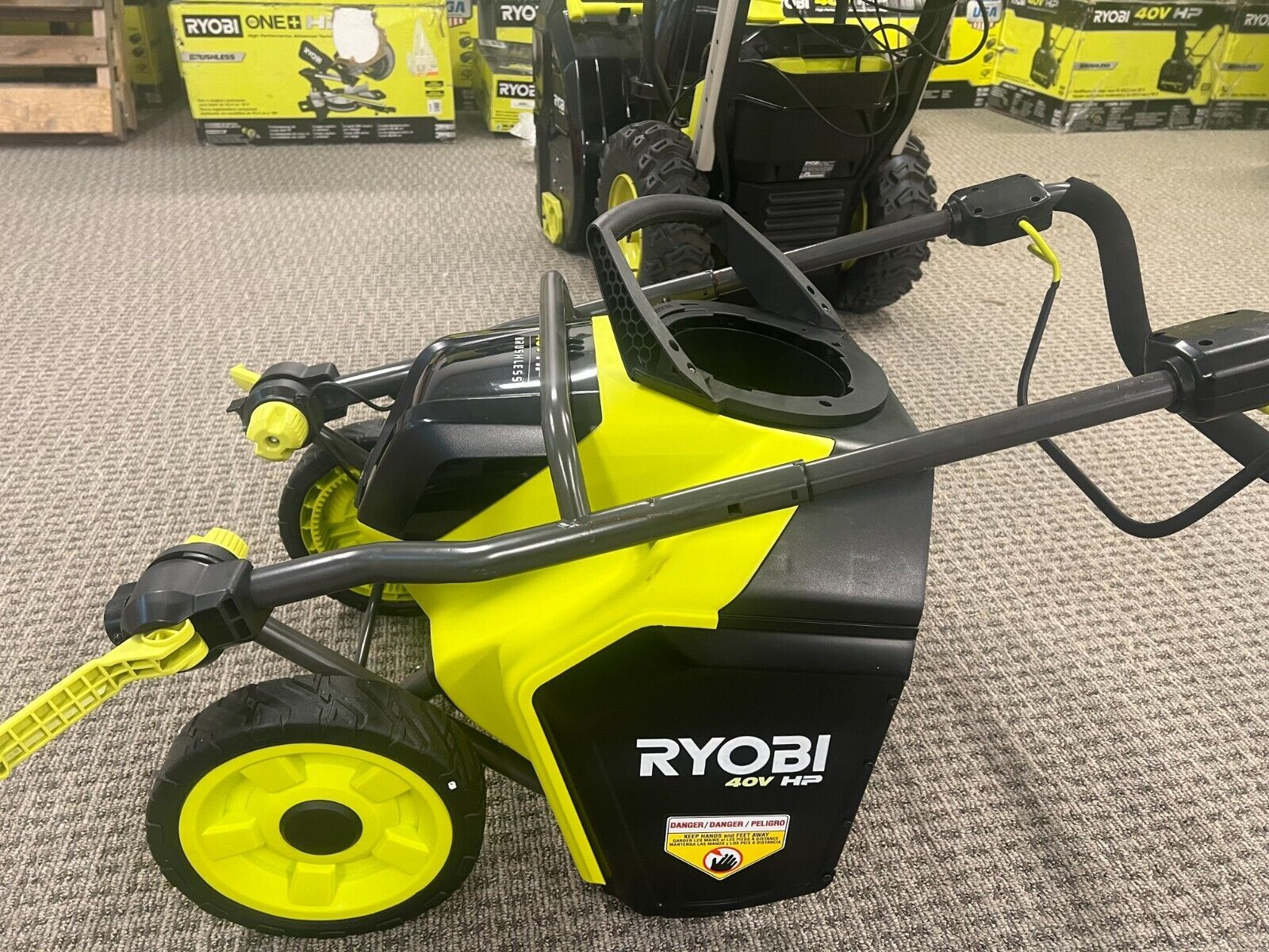 Buy Ryobi Ry40860 21 In. 40v Brushless Cordless Snow Blower Kit, Gr