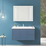 2026 Factory Customized Waterproof PVC WPC Bathroom Vanities Prices Best Vanity Cabinets Manufacturer, OEM & ODM China