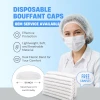Disposable Bouffant Caps | Hairnets | White | 15 GSM Extra-Durable, Premium Hair Covers | For Kitchen, Saloon, Spa