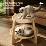 Double-layer Wicker Cat Hammock
