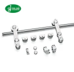 Glass sliding door hardware