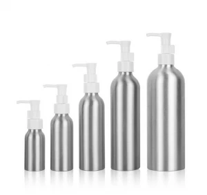 Aluminum Bottles With Pump ( Buckle-type Screw Oil Pump)