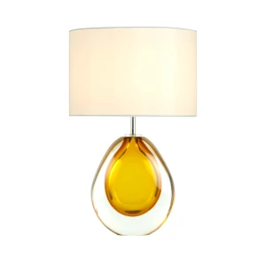 glazed table lamp