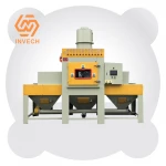 High Efficient Automatic Belt Conveyor Shot Blasting Machine For Stainless Steel Plate For Sale