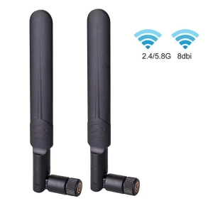 Factory direct supply 2.4G-5.8G external feather WIFI antenna smart router 2400MHZ dual-band antenna