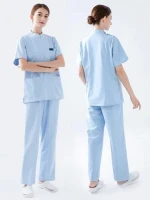 Uniforms Nurse Women Short Sleeve Clothes Scrubs