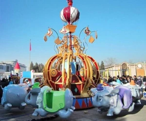 Rotating Self-control Flying Elephant Ride