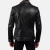 Import Legacy Black Leather Biker Jacket from Pakistan