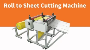 Automatic roll to sheet cutting machine