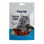 Cats Up Real Chicken Cubes Cat Treat 30gm – Healthy Protein Snack for Cats