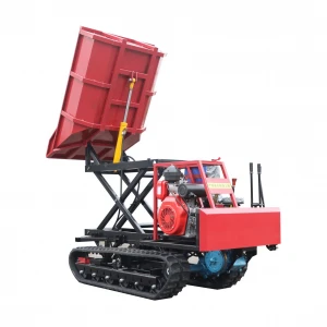palm garden crawler dumper with lift container