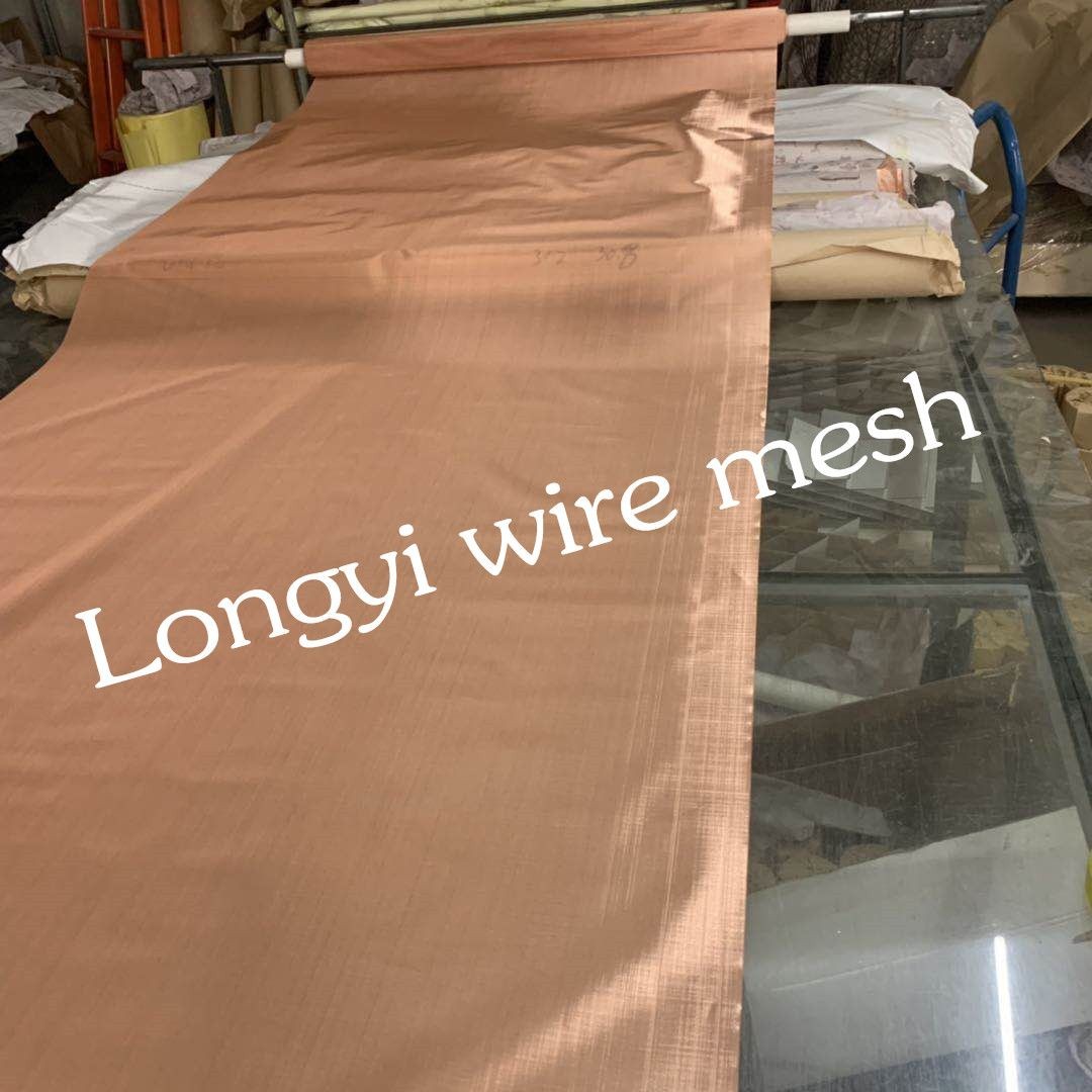 Buy 200 250 300 Mesh Emf Shielding Copper Net/copper Shield Mesh/red ...