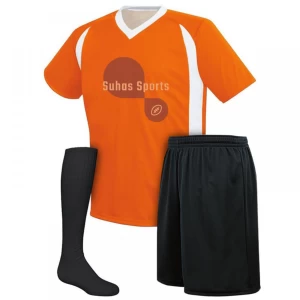 Custom Design Soccer Uniform Sublimation Printing Soccer Wear Football Jersey Sets.