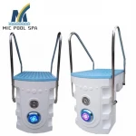 Pool pipeless filter, integrated swimming pool filter, swimming pool equipment