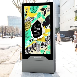 Custom Outdoor Dustproof Waterproof LCD Digital Signage Advertising Display Totem