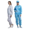 Washable Custom Waterproof Cleanroom ESD Gown Dustproof Antistatic Level C