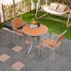 China factory price for outdoor courtyard special chair plastic wood table and chairfrom China wholesaler