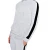 Import Men’s Custom White Velour Plain Hoodie Tracksuit with Side Stripes from Pakistan