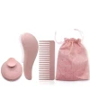 Silicone Washing and Care Hair Comb Set Clean Head Massage Shampoo Brush Smoothing Hair Styling Flat Comb Air Cushion C