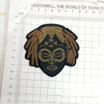 Embroidery bullion patches
