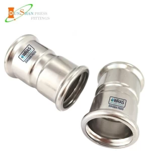SS stainless steel press fittings coupling 168.3mm